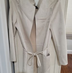 Hm faux suede duster jacket